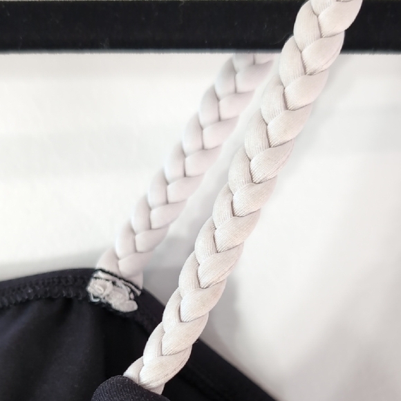 APT. 9 | Black And White Swim Tank Crop Top Size M - Picture 3 of 9